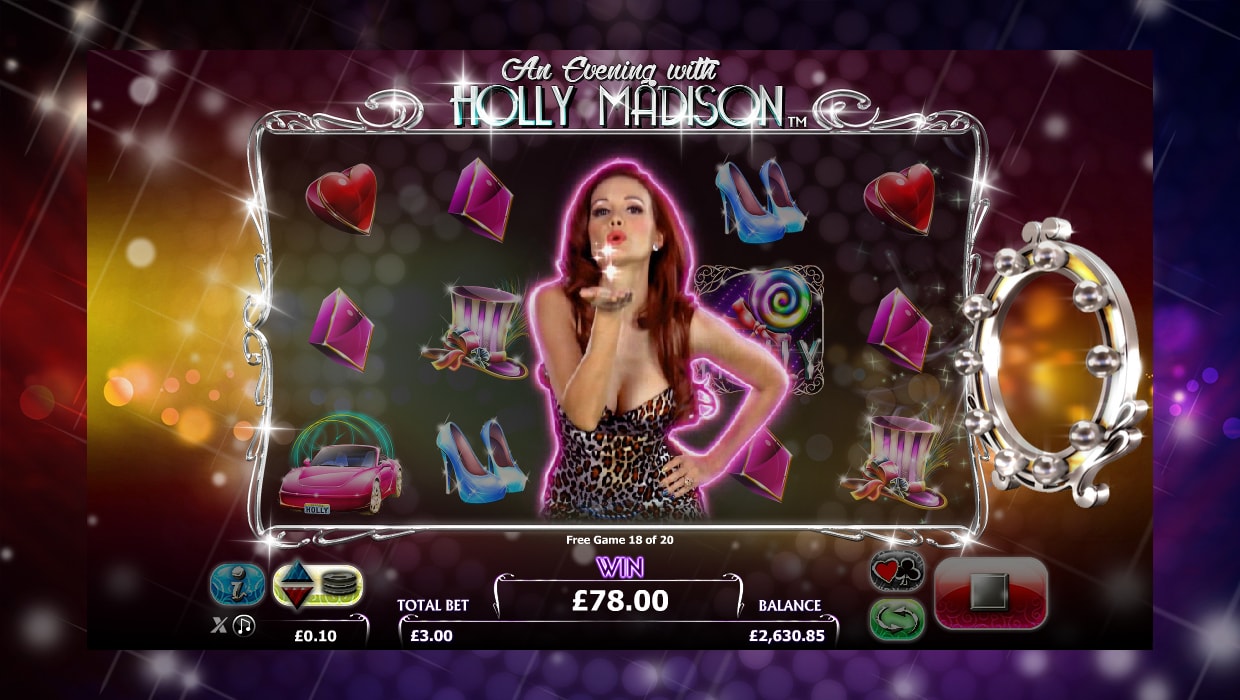 An Evening with Holly Madison mobile slot