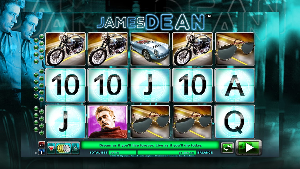 James Dean mobile slot