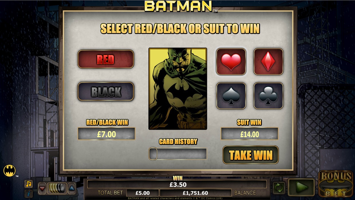Batman mobile slot
