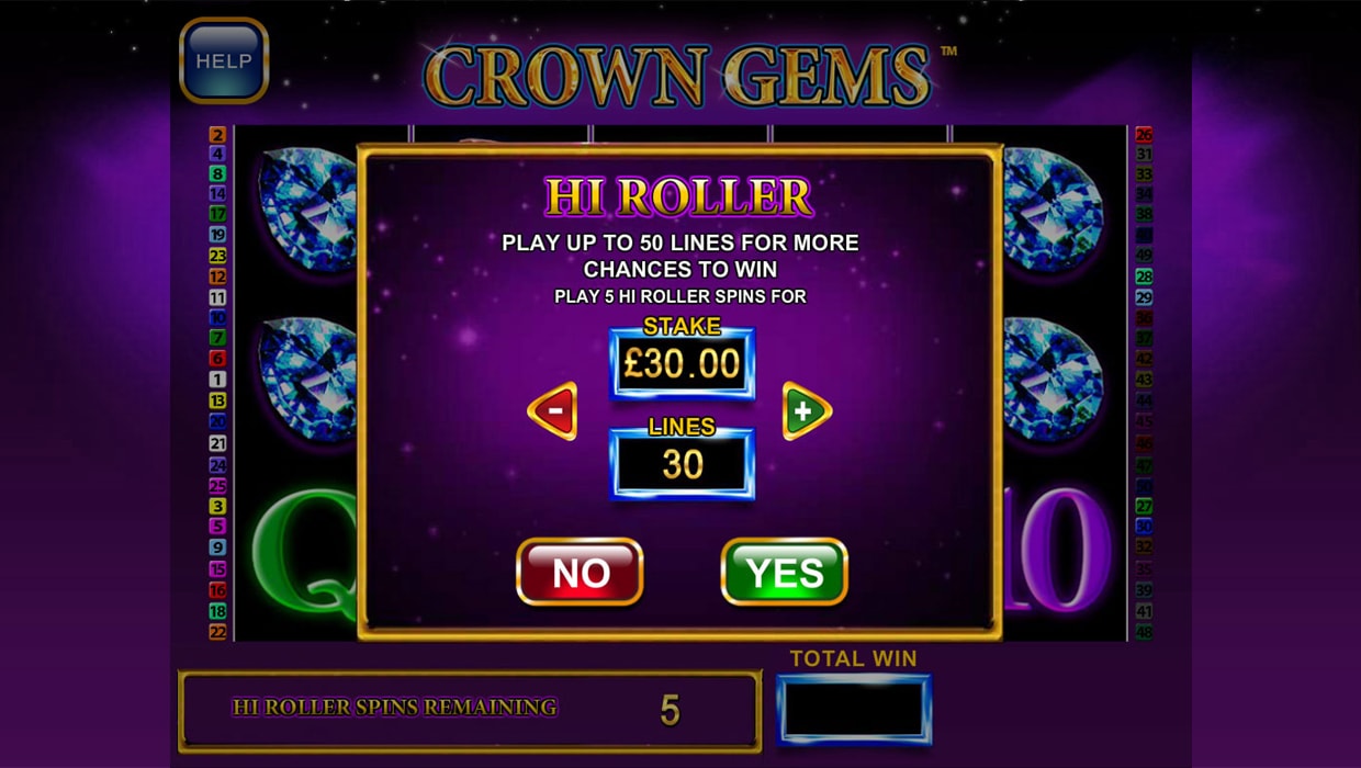 Crown Gems Hi Roller