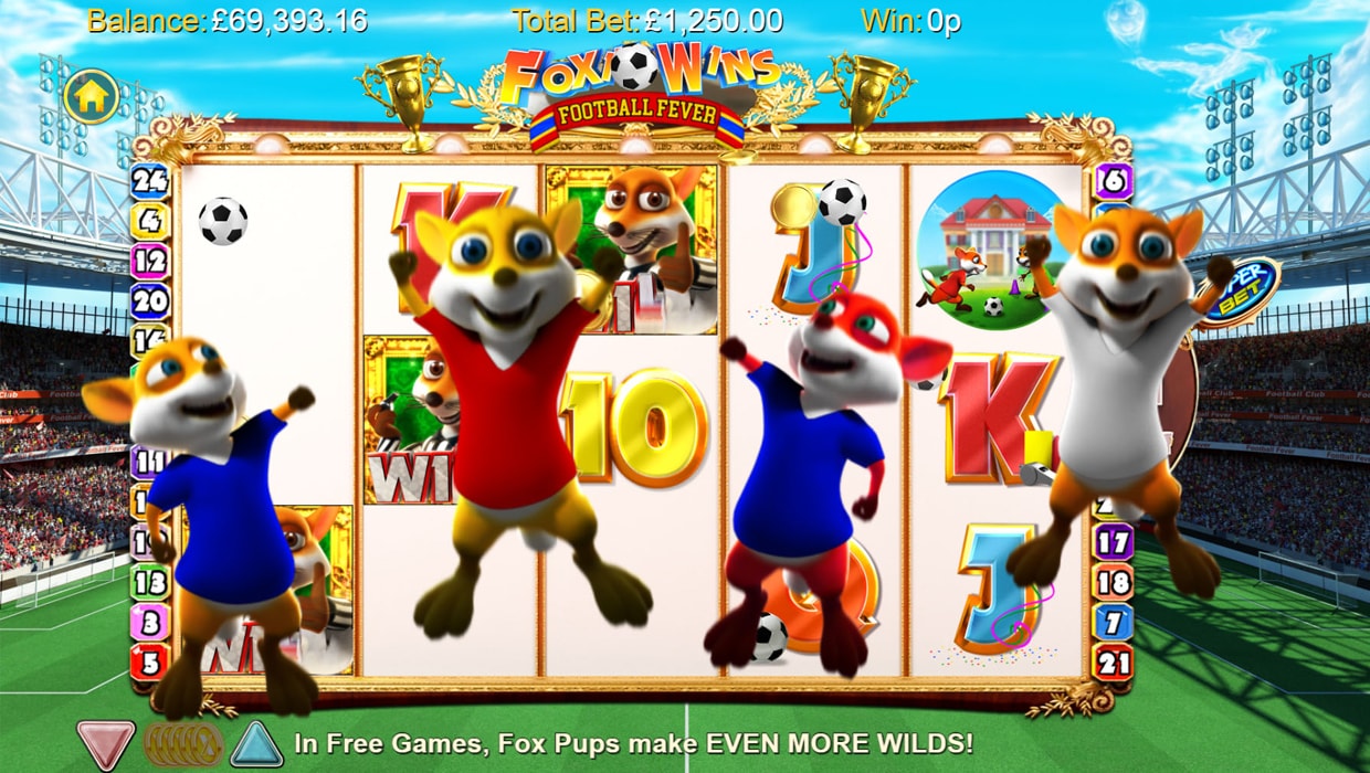 foxin wins football fever slot