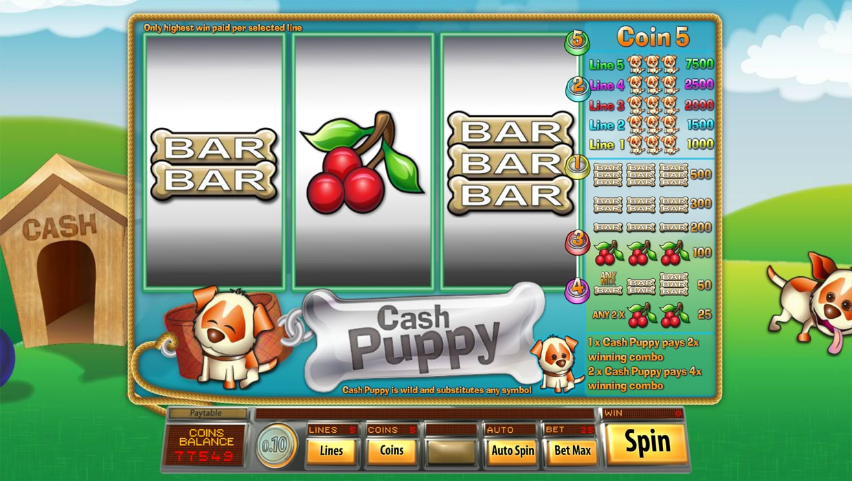 Cash Puppy mobile slot