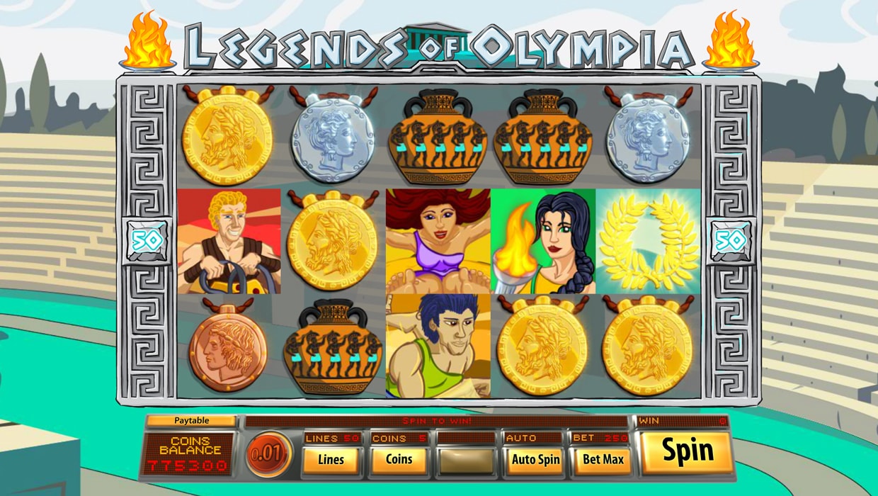 Legends Of Olympia mobile slot